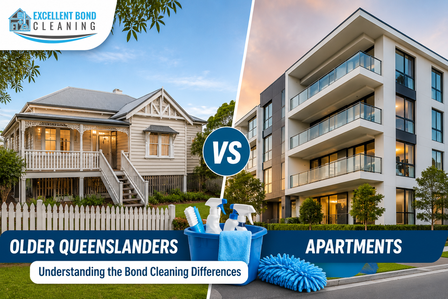 Bond Cleaning in Older Queenslanders vs New-Build Apartments: What's Different