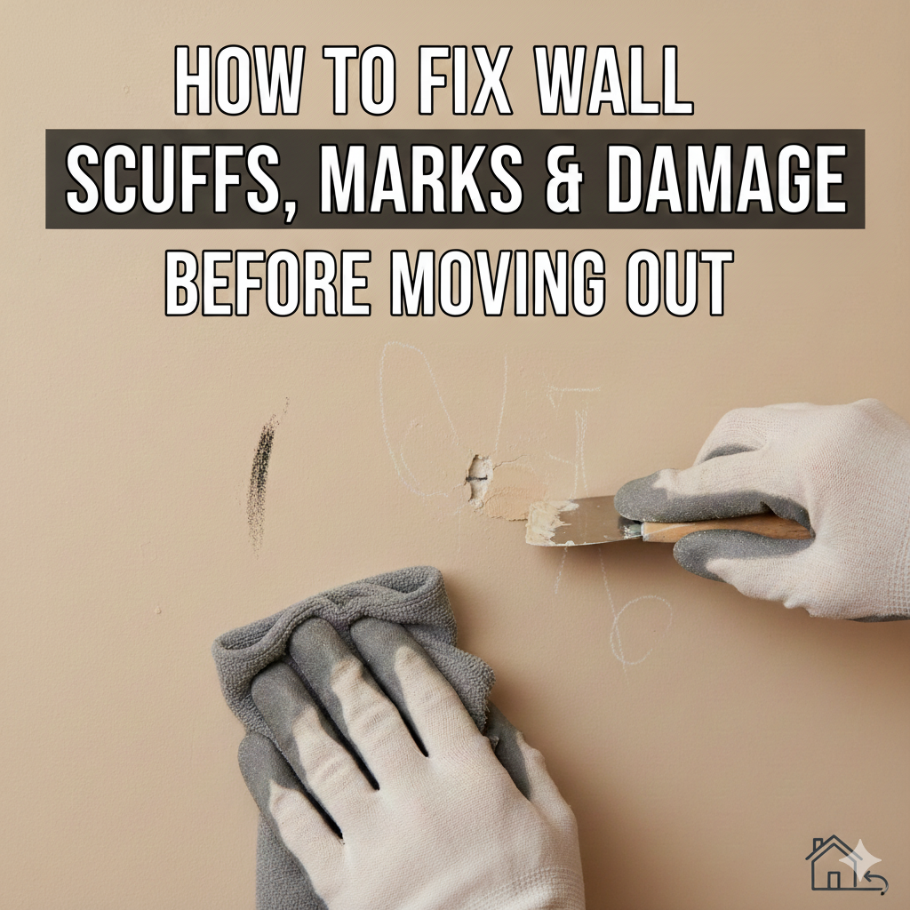 How to Fix Wall Scuffs, Marks & Damage Before Moving Out