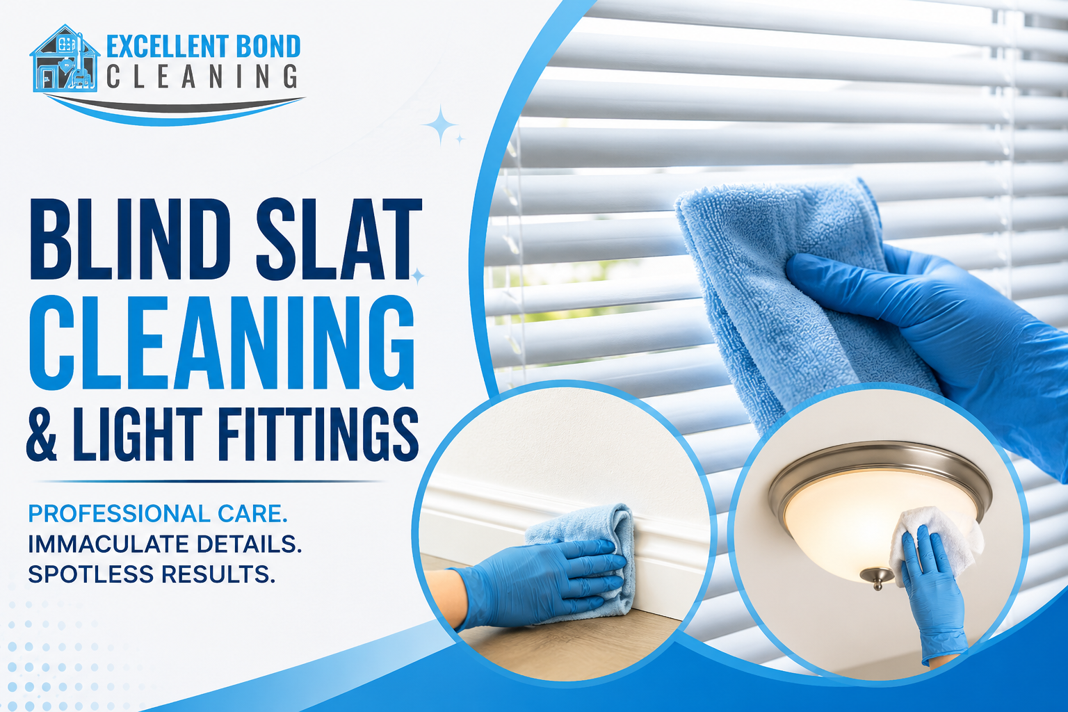 How Professionals Clean Blind Slats, Skirting Boards, and Light Fittings Properly