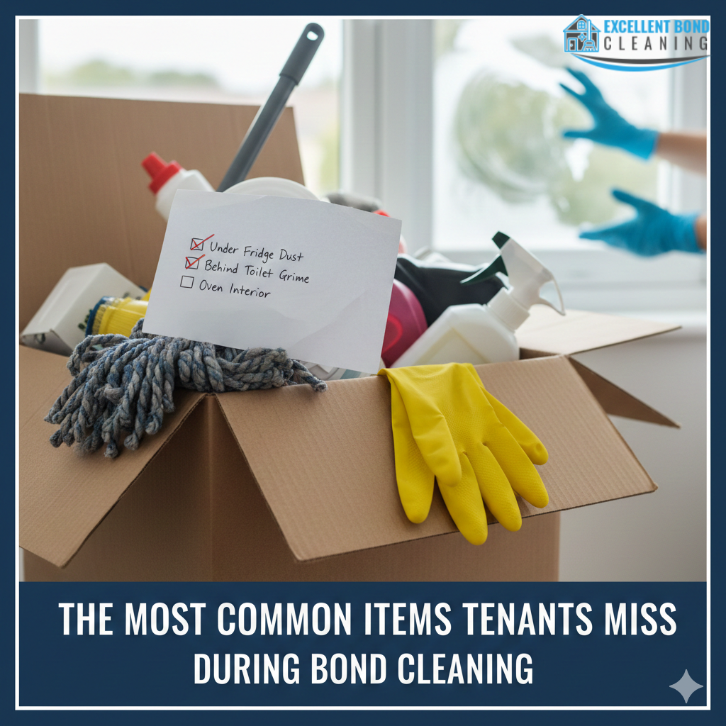 The Most Common Items Tenants Miss During Bond Cleaning